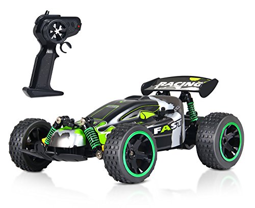 GP - NextX RC Car Electric Remote Control Off Road Monster Truck - 1:18 Scale 2.4Ghz Radio 2WD Fast RC Cars ( Green )