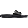 Nike Men's Benassi JDI Slides Athletic Sandal, Black/White, 10