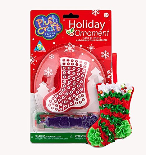 The Orb Factory PlushCraft Stocking Holiday Ornament
