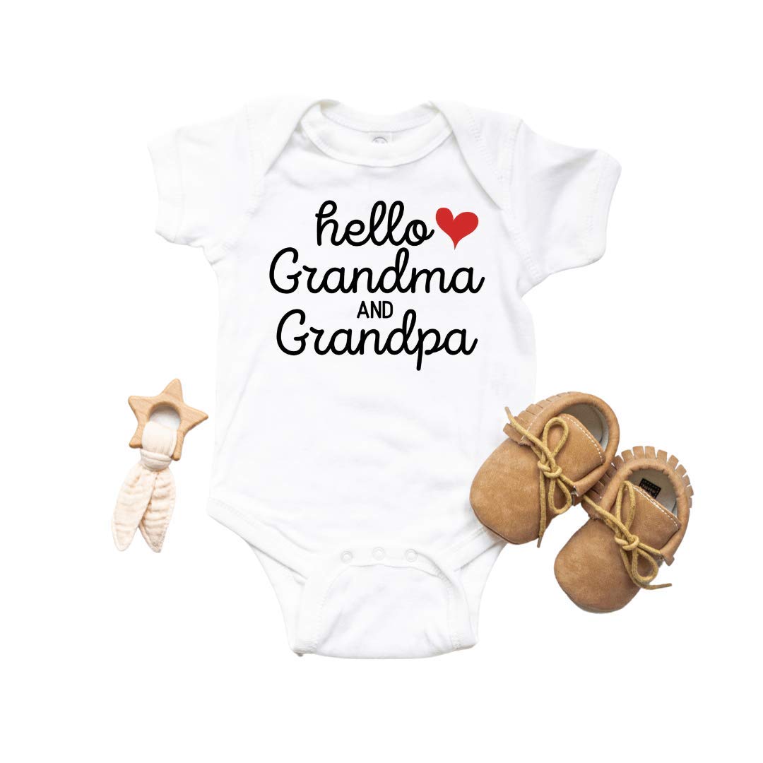 thumbnail image 2 of Pregnancy Announcement Grandparents Bodysuit Baby Vest 2 of 14