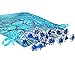 40pcs Bridal Wedding Crystall Hair Pins Blue Rose Hair Pin Bridal Prom Clips with 2 Storage Bags Rose U-shaped Design Collection Crystal Hair Pins Clips (Blue)
