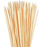 Bambu Stix Marshmallow Roasting Sticks - 36 Inch 5mm Thick Heavy Duty - Extra Long Bamboo Sticks - Smores Sticks - Bonfire Skewers - Bamboo Skewer - 100% Compostable (100 Piece)
