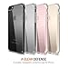 iPhone 8 7 Case, Trianium [Clarium Series] Protective Cover for Apple iPhone 7 8 Case [Shock Absorption] Reinforced Corner TPU Bumper Cushion + Scratch Resistant Hybrid Rigid Clear Back - Clear