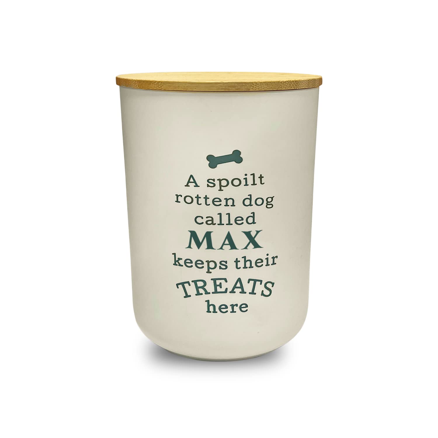 History & Heraldry Personalised Dog Treat Jar - Max