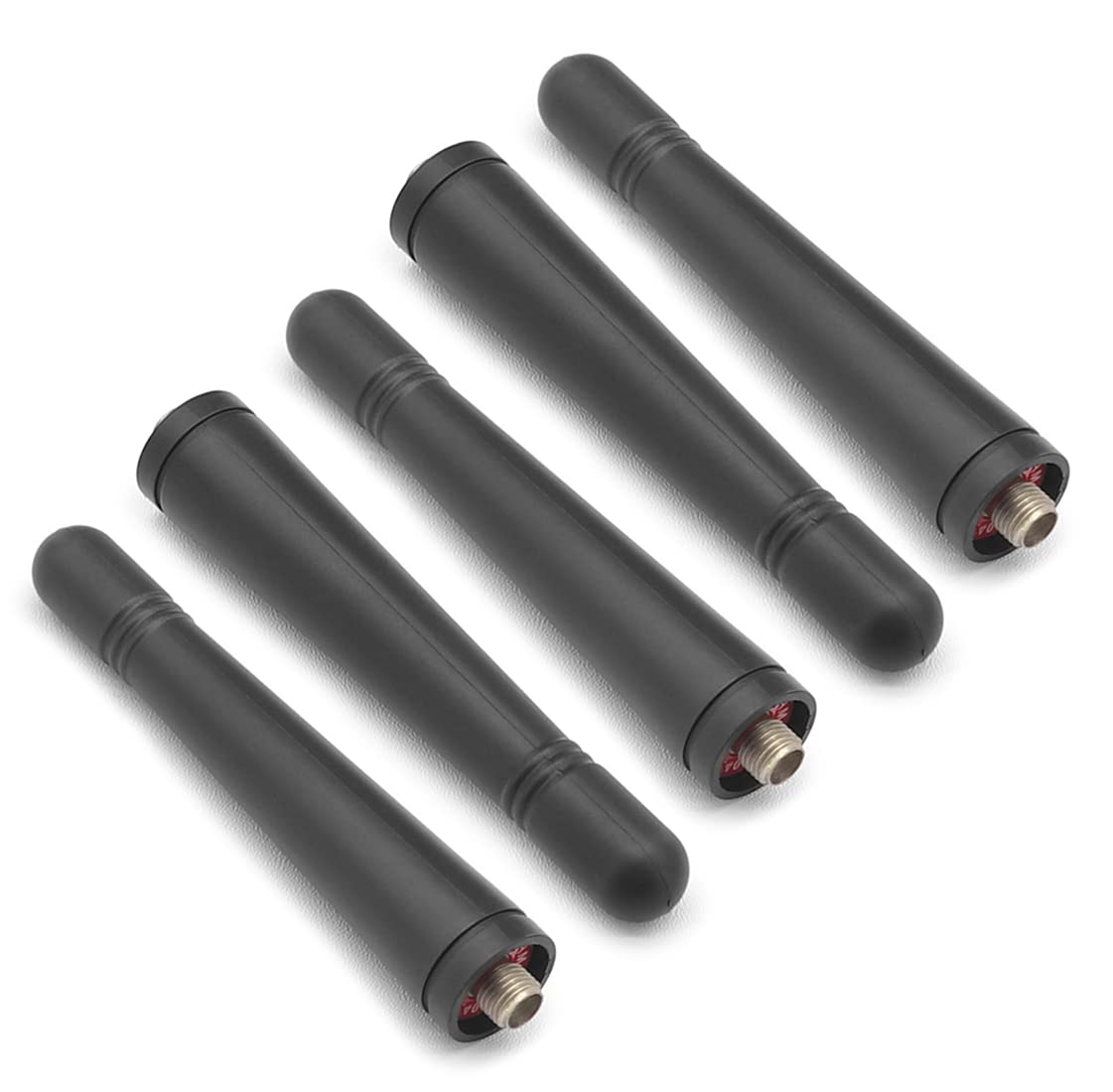SUNDELY® Short Stubby Antenna Aerial Replacement for BaoFeng Radio UV-5R BF-888S Kenwood NX-300 NX-3300 NX-5300 TK-3100 TK-3402 Walkie Talkie UHF 400-470MHz SMA-F KRA-23 3.3 Inch / 8.5cm (5 pieces)