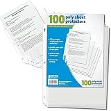Better Office Products 81450 Sheet Protectors, 100 Count