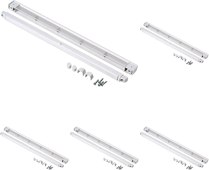 Merriway BH05603 Windows and Door Trickle Vent 400 mm White Pack of 5