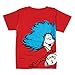 Bumkins Dr. Seuss Short Sleeve Toddler Tee, Red Thing 1, 4T