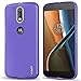 J&D Case Compatible for Moto G4 Plus/Moto G4 Case, Drop Protection Slim Cushion Shock Resistant Protective TPU Slim Case for Motorola Moto G4 Plus Bumper Case, Not for Moto G4 Play, Purple