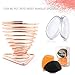 Sunmore Beauty Makeup Sponge Blender Holder, Makeup Sponges Stand,Gilded Gold Plate Sponge Support,Anti-microbial Breathable Makeup Sponge Drying Stand Storage,Makeup Organizer - One Piece