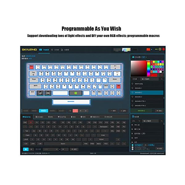 EPOMAKER-GK64X-RGB-Hotswap-Custom-DIY-Kit-for-60-Keyboard-with-Split-Spacebar-Module-PCB-Mounting-Plate-Case-GK64X-Black EPOMAKER GK64X RGB Hotswap Custom DIY Kit for 60% Keyboard with Split Spacebar Module, PCB Mounting Plate Case (GK64X…