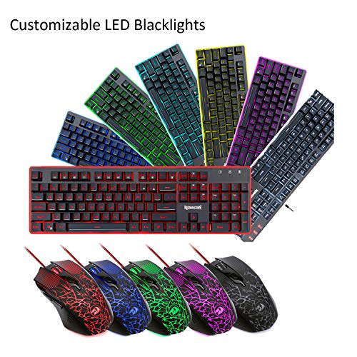 4 Redragon+S107+Keyboard+Mechanical+Computer