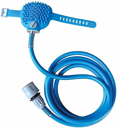 BEIKE Pet Bathing Tool,Silicone Bathing Brush Combination Sprayer and Scrubber Suitable for Dogs Cats Massage Grooming, Indoor and Outdoor Use