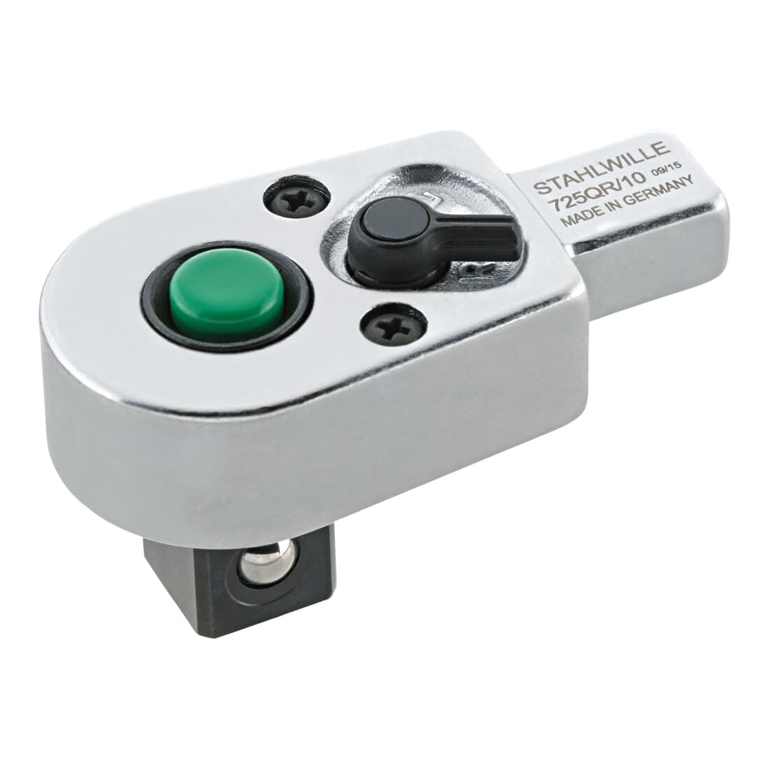 Stahlwille 725QR/ 5 Ratchet Wrench with QuickRelease, Silver, 3/8-Inch - 9 x 12 mm