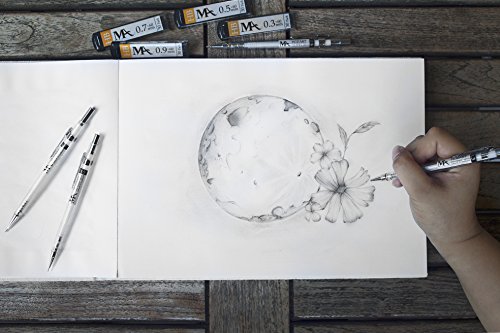 Sketch Pad - Size 8.5 x 11.0 inches - 80 sheets Sketch Papers - Linen bound hardback - Ideal for Drawing, Sketching, Journaling - MozArt Supplies
