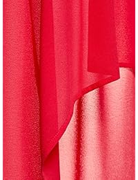 oodji Ultra dama Gasa Falda con Dobladillo Asimétrico