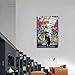 Wall Art for Living Room Large Size Graffiti Canvas Art Wall Decor “Love is Answer” Canvas Print Picture Modern Colorful Paintings for Bedroom Office Kids Room Decoration Ready to Hang