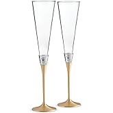 Vera Wang for Wedgwood With Love Gold Toasting Flute Pair