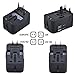 Universal Travel Adapter with Dual USB Ports by Ubittek: Worldwide All-in-One Lightweight Converter for US / EU / UK / AU and More