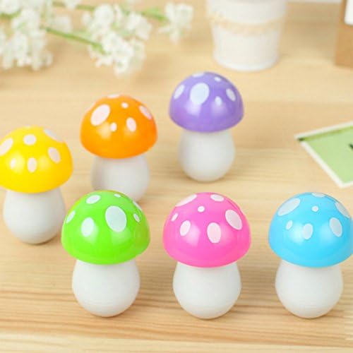 6pcs/Set Cute Mushroom Design Ball Pen