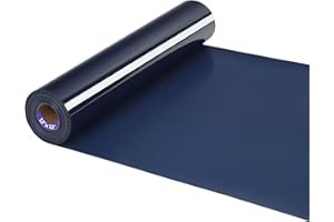 HTV Iron on Vinyl 12Inch by 12ft Roll Heat Transfer Vinyl for T-Shirt HTV Vinyl Rolls for All Cutter Machine - Easy to Cut & 