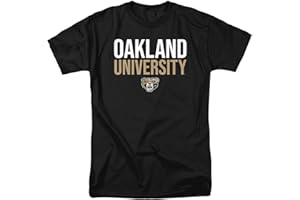LOGOVISION Oakland University Official Unisex Adult T Shirt Collection