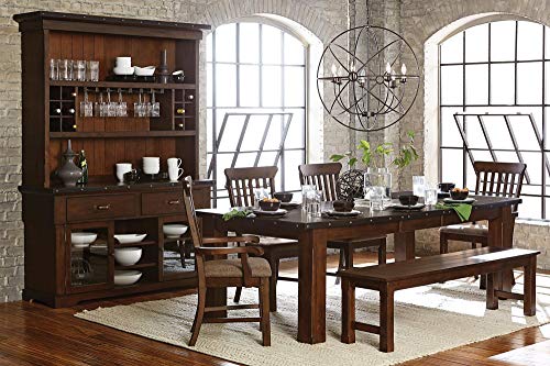 Sobrada Industrial Buffet & Hutch in Rustic Brown