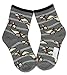 Tiny Captain Boy Dinosaur Socks 4-7 Year Old Boys Crew Cotton Sock Perfect Age 5 Gift Set (Medium, Blue and Grey)