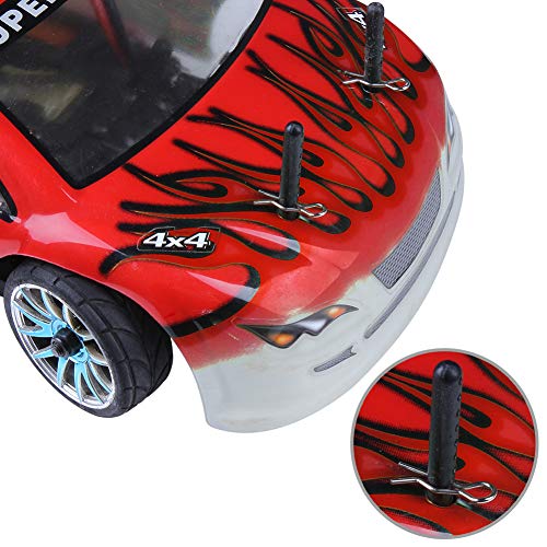 Hobbypark Micro RC Body Clips Bent Springy R Pins for 1/18 Scale Remote Control Car Truck Buggy Spare Parts (100-Pack)