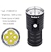 Sofirn Q8 Powerful Flashlight 5000LM, 4 XPL HI LED, Professional Searchlight, Upgraded from BLF Q8 Light, Use 4 Button Top 18650 Battery (NOT Included)