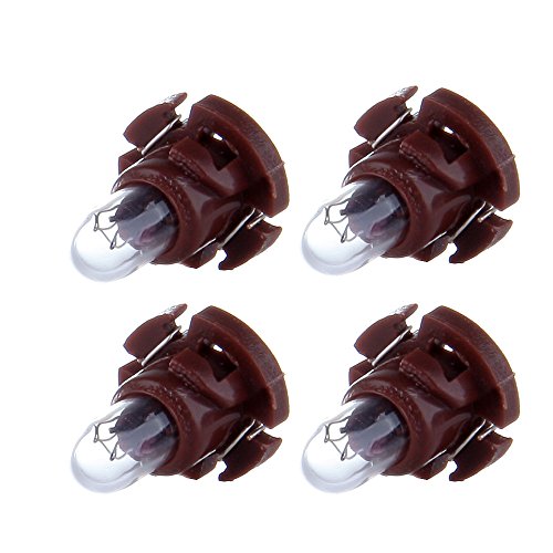 image for SCITOO 4Pcs T4.2 Neo Wedge Halogen Light Bulbs Instrument Gauge Cluste