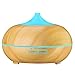 VicTsing 300ml Aroma Essential Oil Diffuser, Wood Grain Ultrasonic Cool Mist Humidifier for Office Home Bedroom Living Room Study Yoga Spa