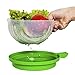 New 2017 Salad Cutter Bowl 60 Second & Green Plastic Portable Bowl. Original Magic Manual Salad Maker Strainer Chopper. Supper Fast Simple To Slice Fruit Vegetable. Best Healthy Fresh Salads Made Easy
