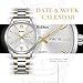 Watches, Mens Watches Gold stainless Steel Watch Luxury Fashion Waterproof Wrist Analog Quartz Watch