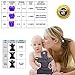 Pocket Cloth Diapers All in One Design Adjustable Size 6 Pack and 6 Built-in Inserts and 1 Wet Bag