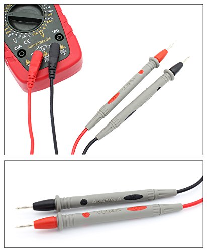 Multimeter Test Leads with Banana Plug Digital Multimeter Clamp Tester Probe Test Probes Leads for Multimeter Electronic Test Leads Multimeter Accessories(10A Standard Model)