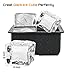 Maconee Ice Cube Trays 2 Pack Easy Release with Lids, 2 Inch Large Silicone Ice Mold Maker Perfect for Whiskey Bourbon Cocktail(Black)