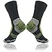 RANDY SUN Women Waterproof Skiing Socks, Mens' Multisport Rainy Snowy Outdoor Hiking Wading Trail Half-Cushion Dry Warm Moisture Control Comfortable Crew Socks Medium
