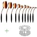 DSCbeauty Professional 10 Pcs Oval Makeup Brush Set Toothbrush Makeup Brush Kit Foundation Contour Blush Blending Lip Eyebrow Eyeliner Eyeshadow Concealer Cosmetic Brush Set with Oval Brushes Stand