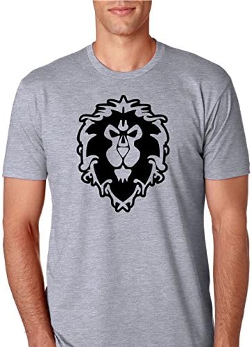 Ilion Clothing Co World Of Warcraft Men's Alliance T-Shirt (3X-Large, Heather Grey)