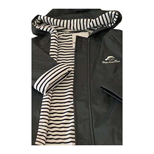 Moussaillon Kids European High Quality Waterproof Raincoat Jacket with Hood