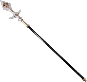 Amazon Com Mtxc Fate Grand Order Cosplay Prop Leonidas Spear Guardian Of The Hot Gates Black Toys Games