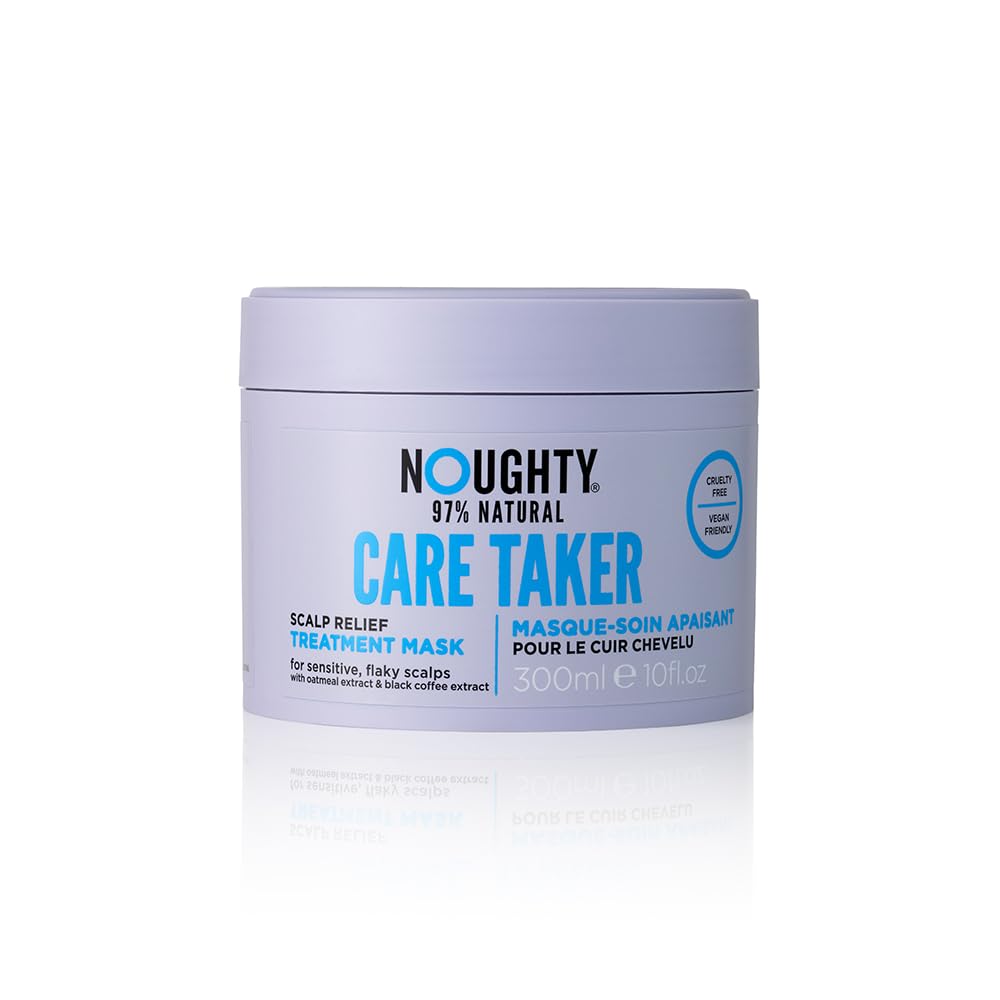 Noughty Care Taker Scalp Mask, Skin Treatment for Dry, Itchy & Irritated Heads, Hydrating Scalp Relief, 97% Natural Hair Products & Vegan Cruelty Free Haircare - 300ml — image 1
