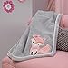 Lambs & Ivy Friendship Tree Gray/Pink Woodland Fox Baby Blanket