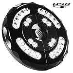 Patio Umbrella Lights, {Rechargeable} TOTOBAY 28 LEDs Cordless Umbrella Pole Light for Patio Umbrellas, Camping Tents and Other Outdoor Use, 2 Level Dimming Switch [2 Battery Inserted]
