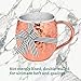 Set of 4 Moscow Mule Copper Mugs with Stainless Steel Lining and Shot Glass in Gift Box, Premium Food Safe Double Wall Heavy Copper Cups for Everyday Use