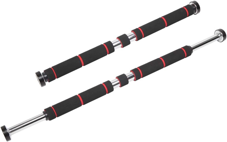 AUPU Home Adjustable Door Horizontal Bar Pull-Ups with Foam Pad