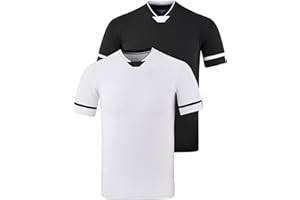 LIBERTY PRO 2 Pack Boys' Soccer Jerseys, Dry Fit Athletic Short Sleeve T-Shirts for Youth Kids, Performance Tops Activewear