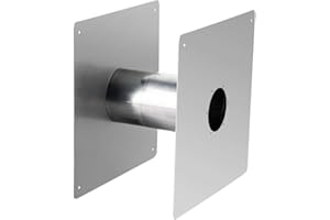 CAMPLUX 2.36'' Stainless Steel Vent Wall Thimble for Indoor Gas Water Heater