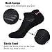 LITERRA Womens Ankle Socks 6-Pairs Athletic Running Low Cut Socks Cushioned